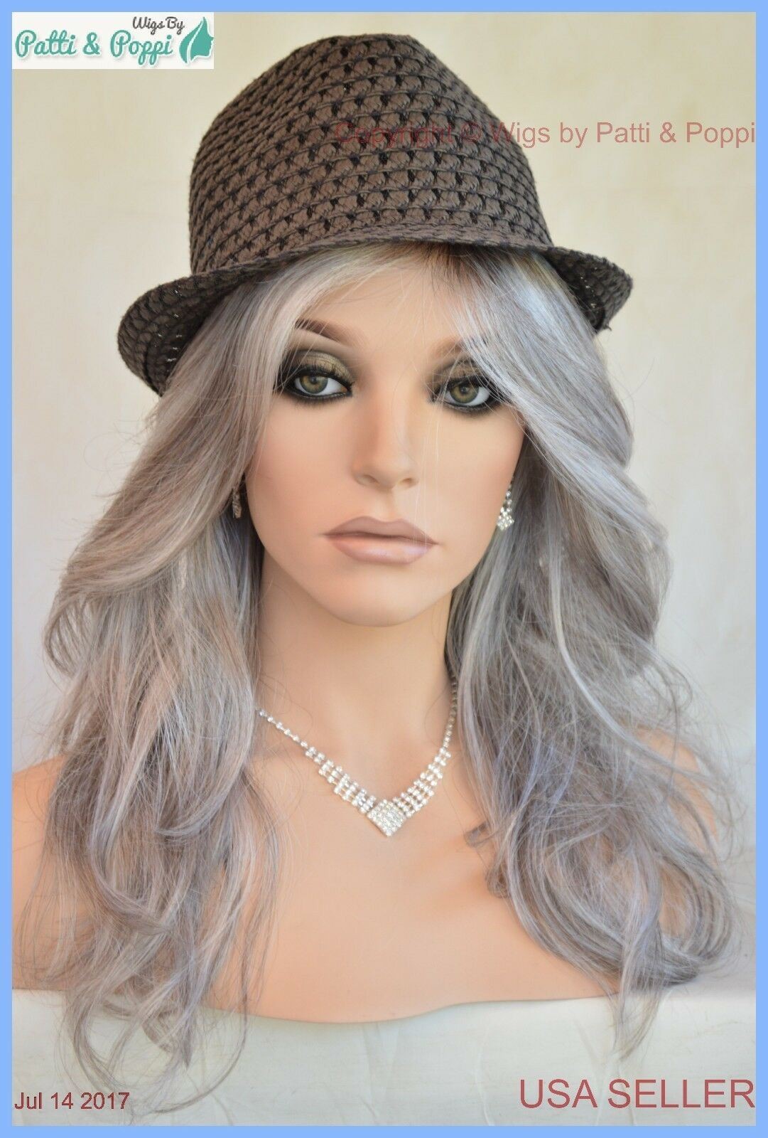 Orchid | Lace Front W Lace Part Wig Estetica GREY ROOTED CROMERT1B MUST SEE