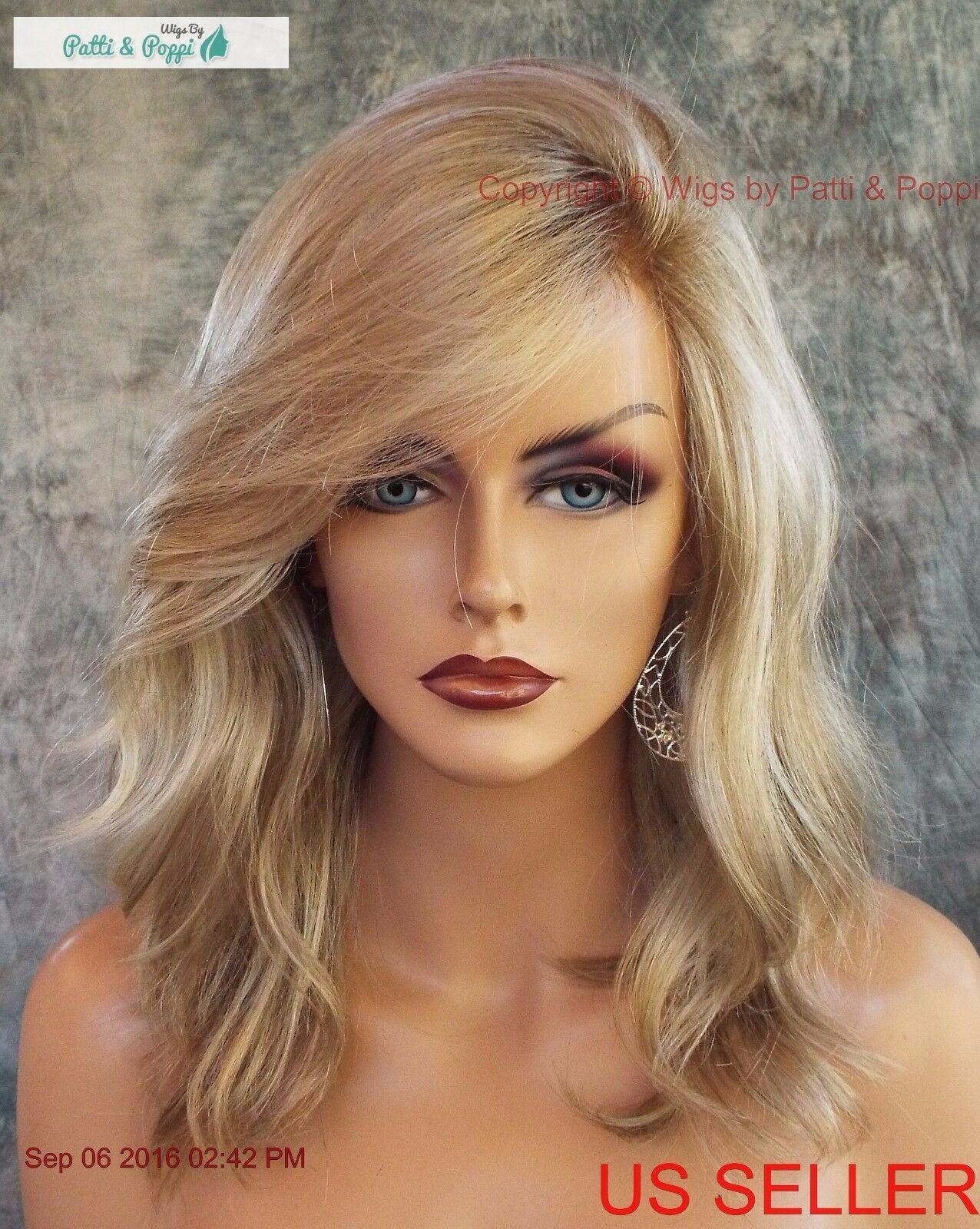 OCEAN | Front Lace Estetica Wig | CLR RH1488M | ULTIMATE BEACHY WAVES – 1