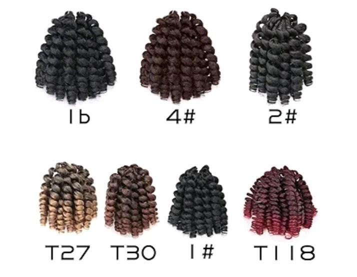 Wand Curl Crochet Hair Jamaican Bounce 6 Packs Twist Braid Hair for Black Women