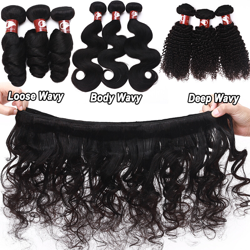 Straight Sew In Weave Virgin Peruvian/Indian Human Hair Extensions 3Bundles=300g