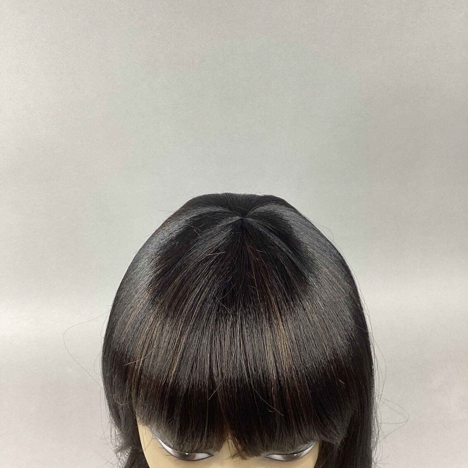SB009. FEMI #FS1B/30 Off Black Honey Brown Short Straight Premium Synthetic Wig