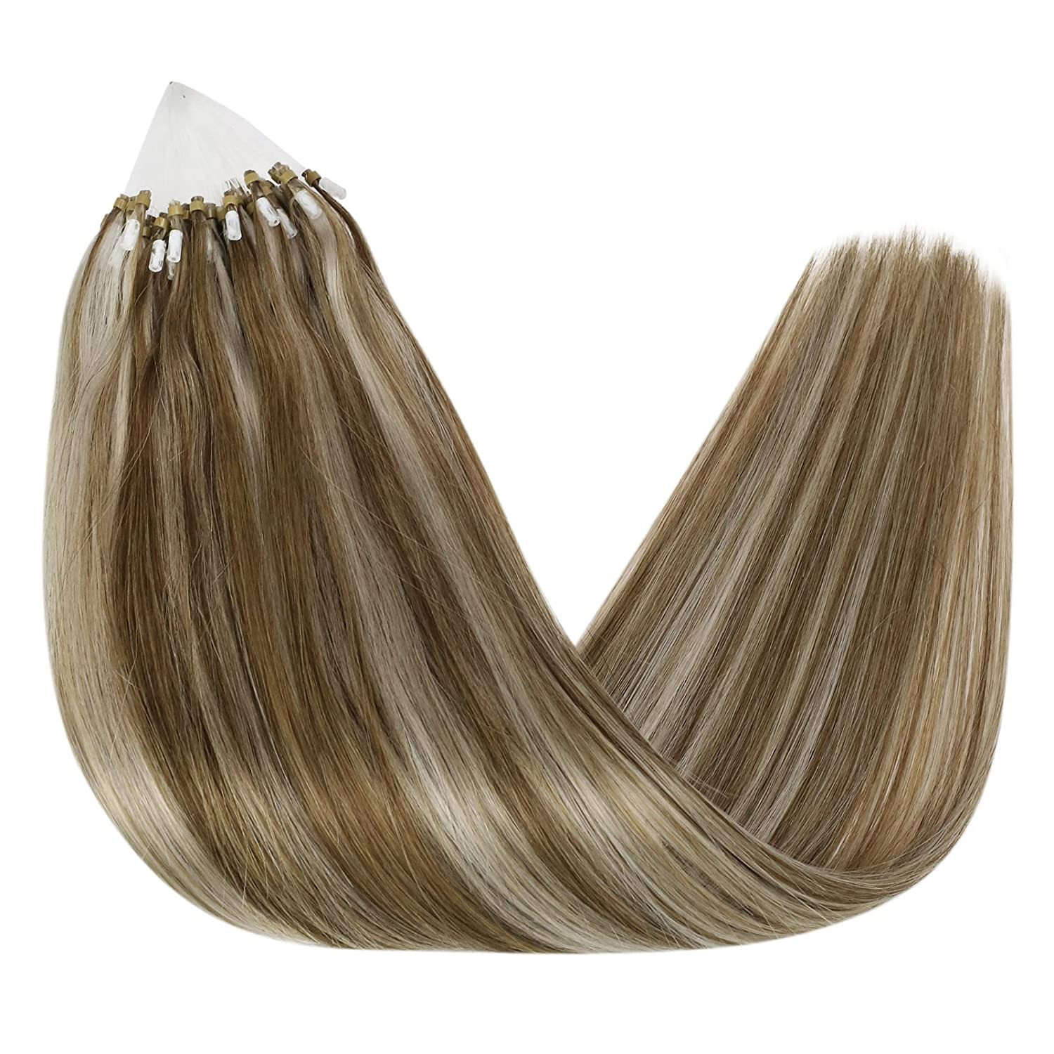 Micro Beads Hair Extensions Real Human Hair Micro Loop Link Remy Hair 16-26inch