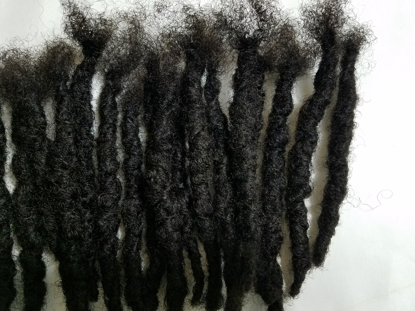 Dreadlocks 100% Human Hair handmade 30 pieces 5″ black 1.2 cm large size