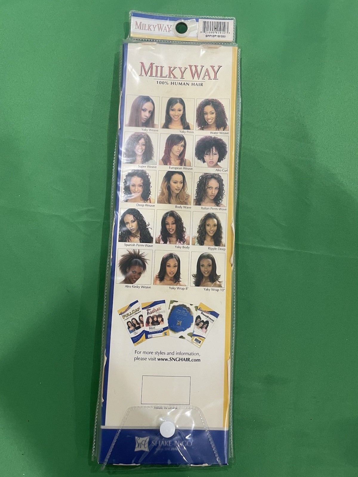 Milky Way 100% Human Hair Spanish Perm Wave Extensions 12″ Sew-In P1B/350