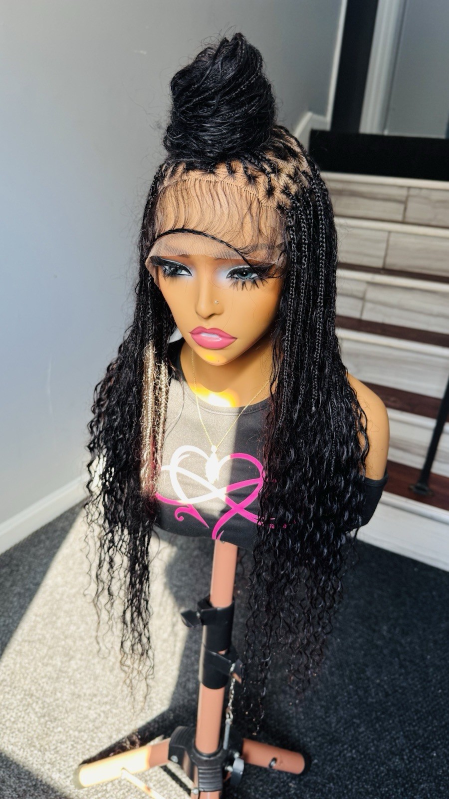 360 Lace Frontal Boho Braids Ready To Ship