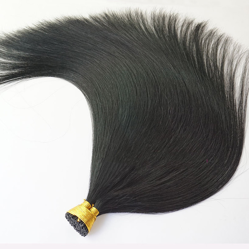 200Strands Stick I Tip Human Remy Hair Extensions Micro Ring Beads Pre Bonded US