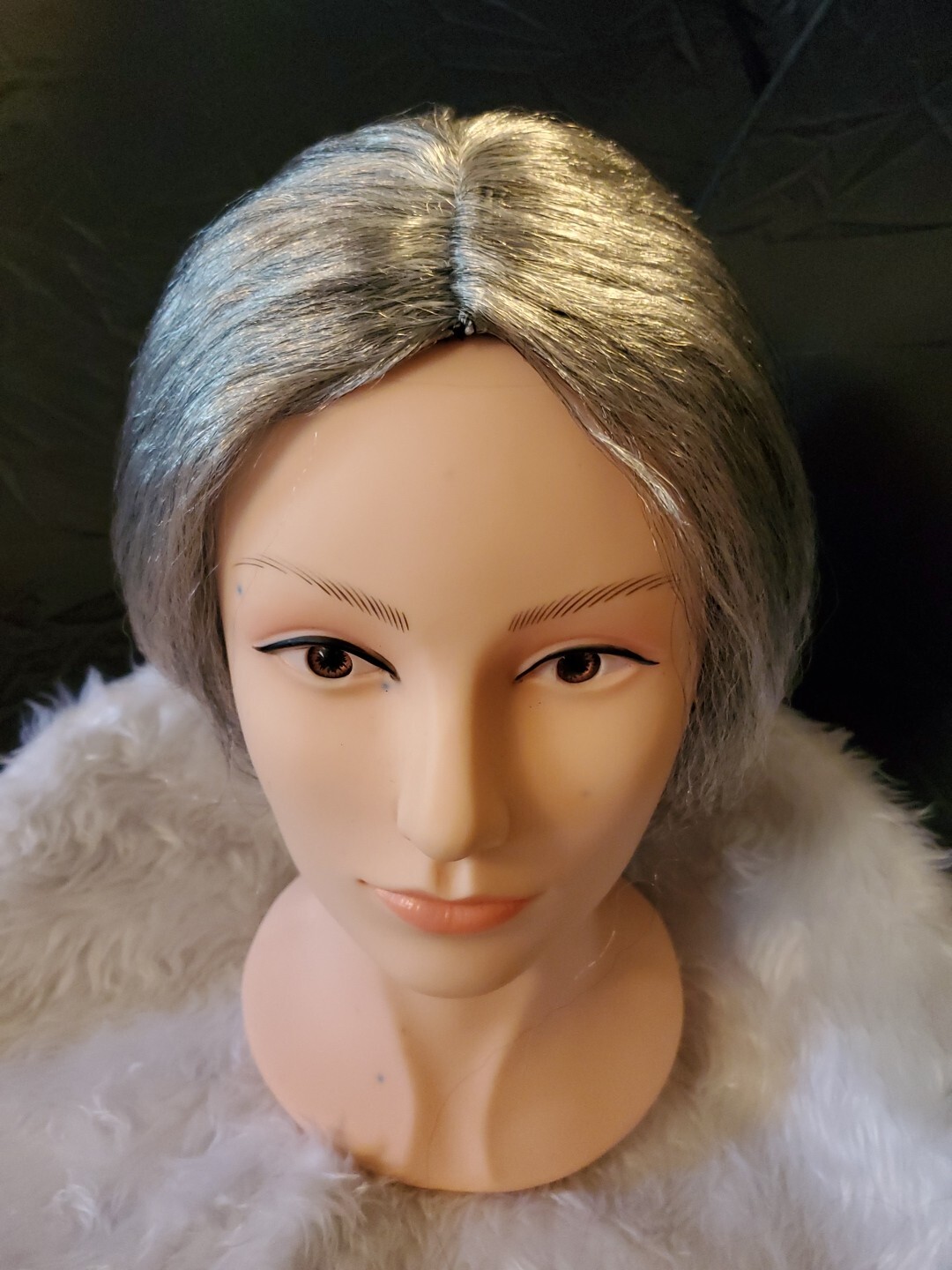 Salt And Pepper Ladies Wig, Daily Wear Or Dress Up Play. Feels So Soft Like Real