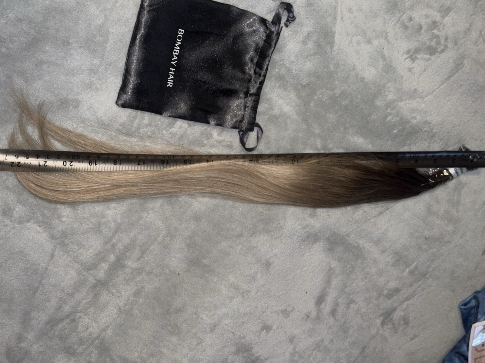 Bombay Hair Balayage (2/60) Dark Brow n to Ash Blonde 22″ 55g Genius Weft