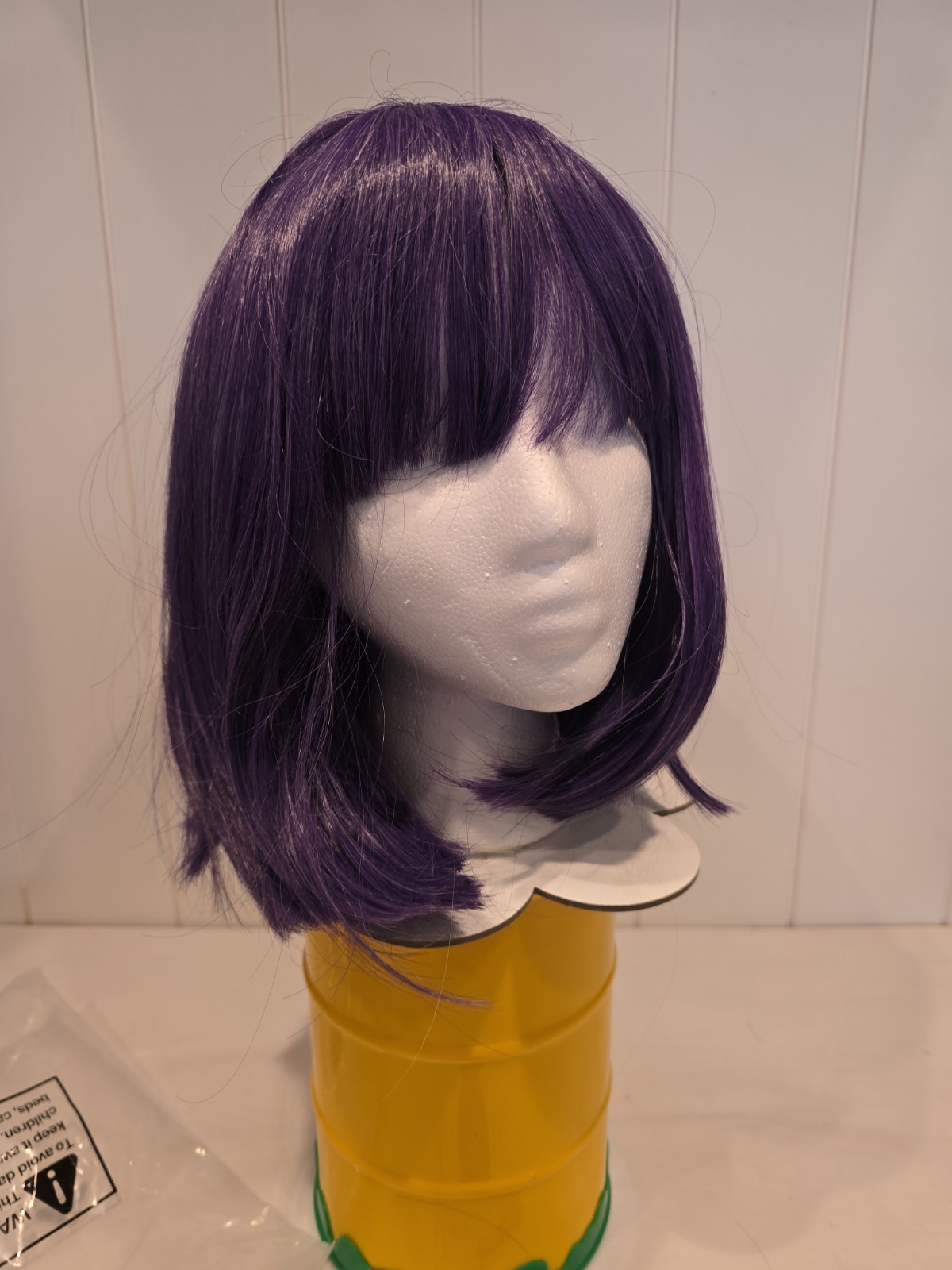 Wild Cos 12 Inch Straight Synthetic Cosplay Wig For Women Violet