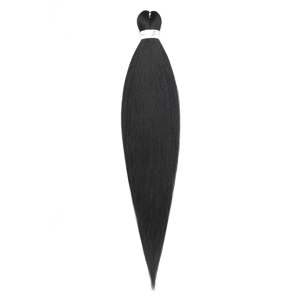 Hot Water Setting Pre-stretched Braids Hair Itch Free Ombre Synthetic Extensions
