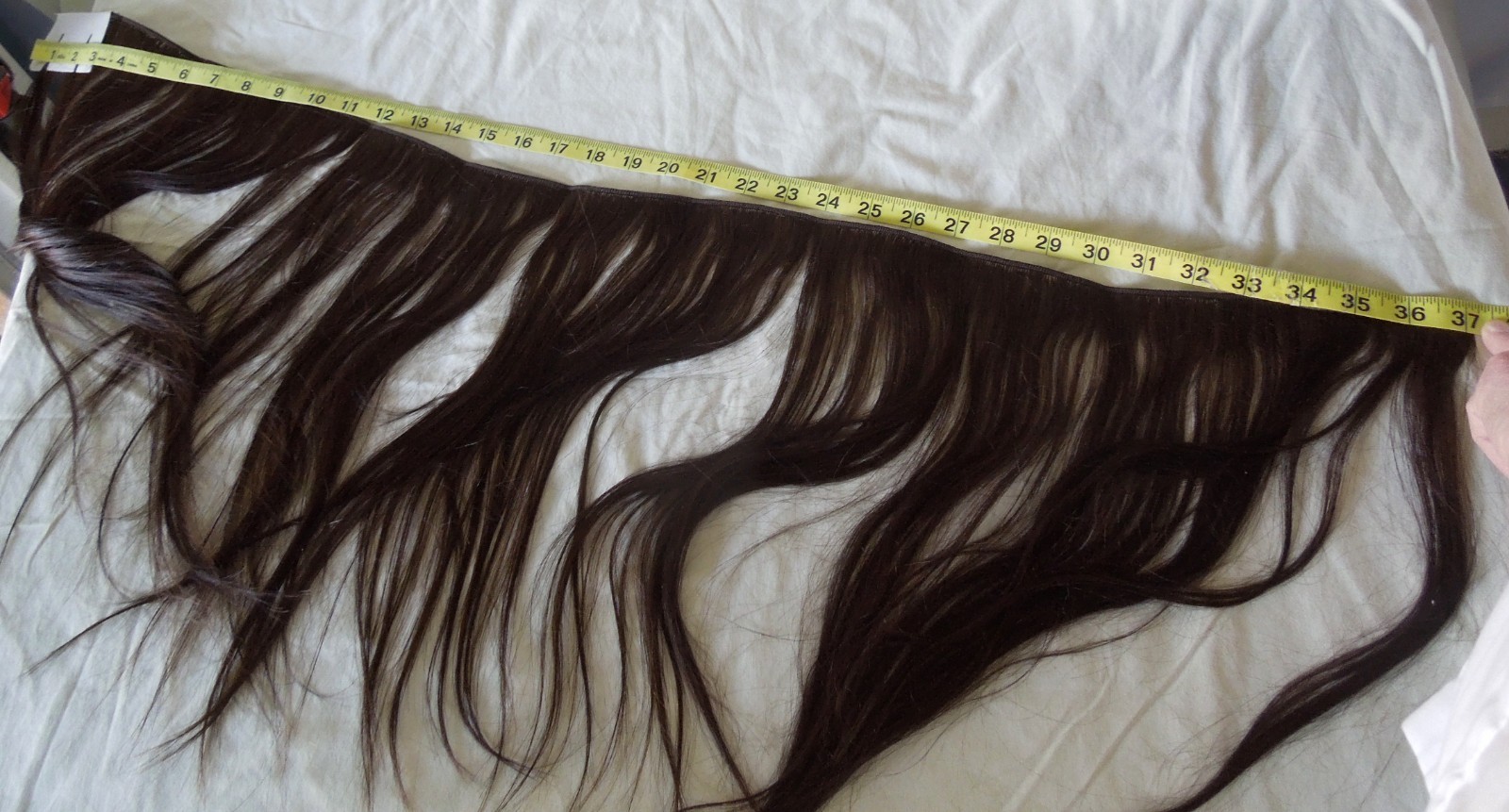 Black Diamond Elite 100 100% Human Hair Extension Brown Black 37″ x 14″