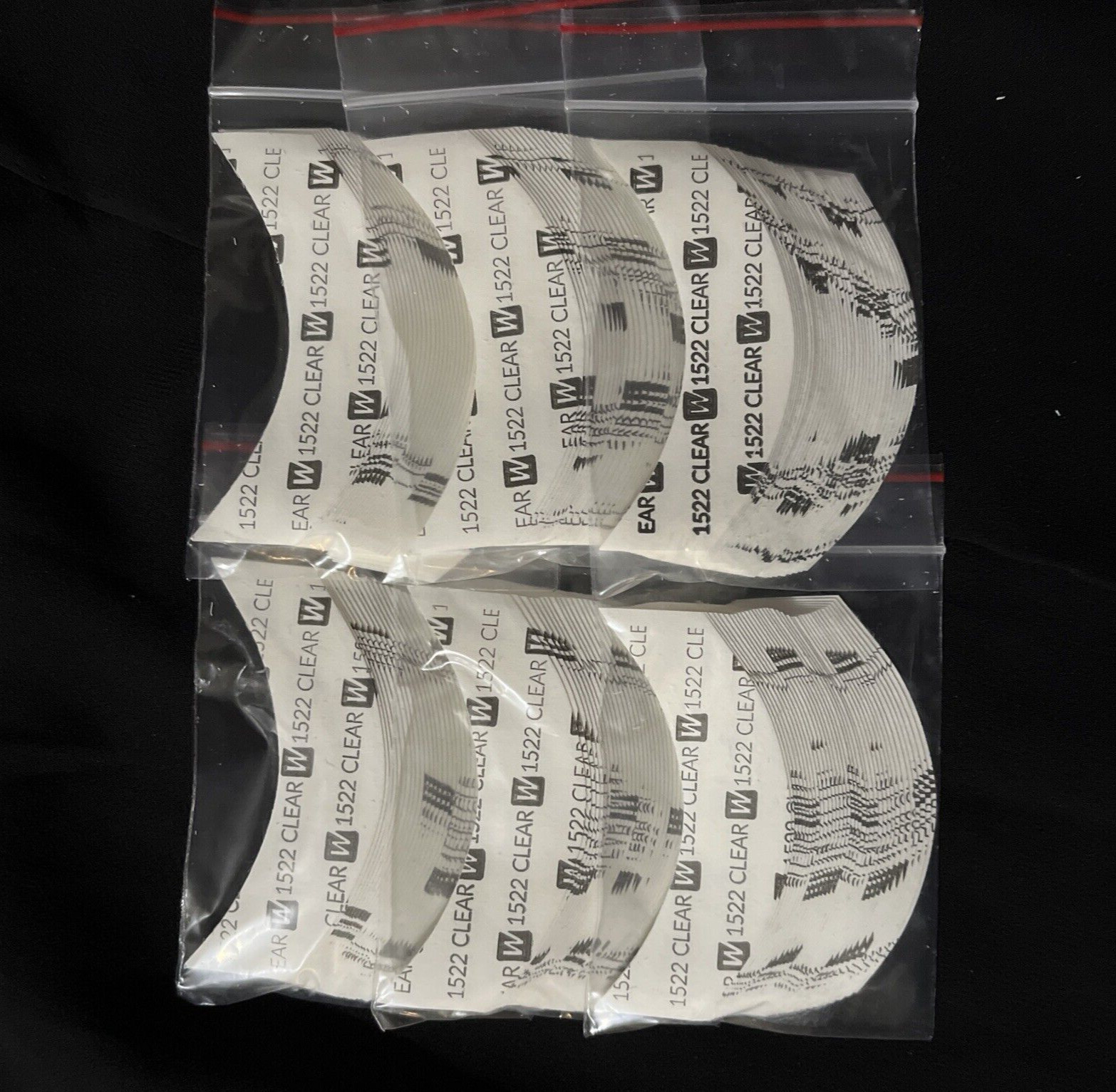 Walker 3M 1522 Hairpiece Tape 216 Pc CC Contour 6 Packs For Poly Wig Toupee -New