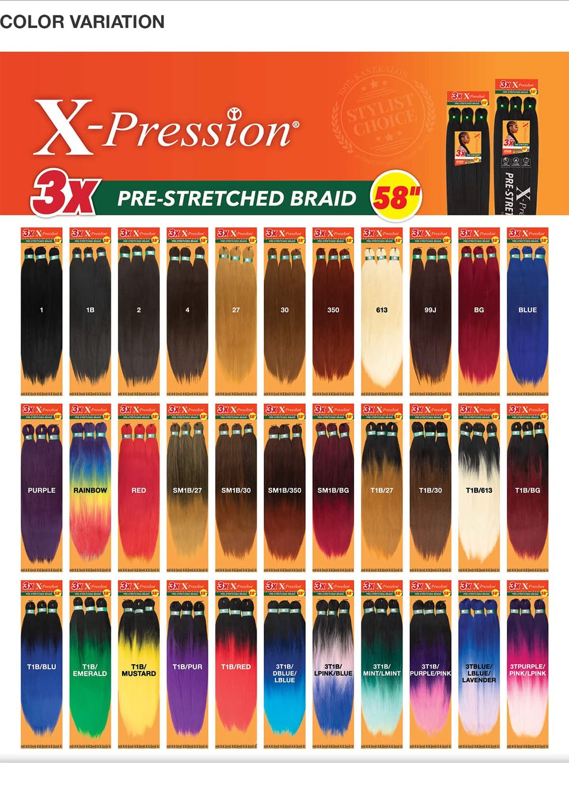 Medium Brown Kanekalon Hair Extensions 100 Pre-Stretched Flame Retardant Fiber