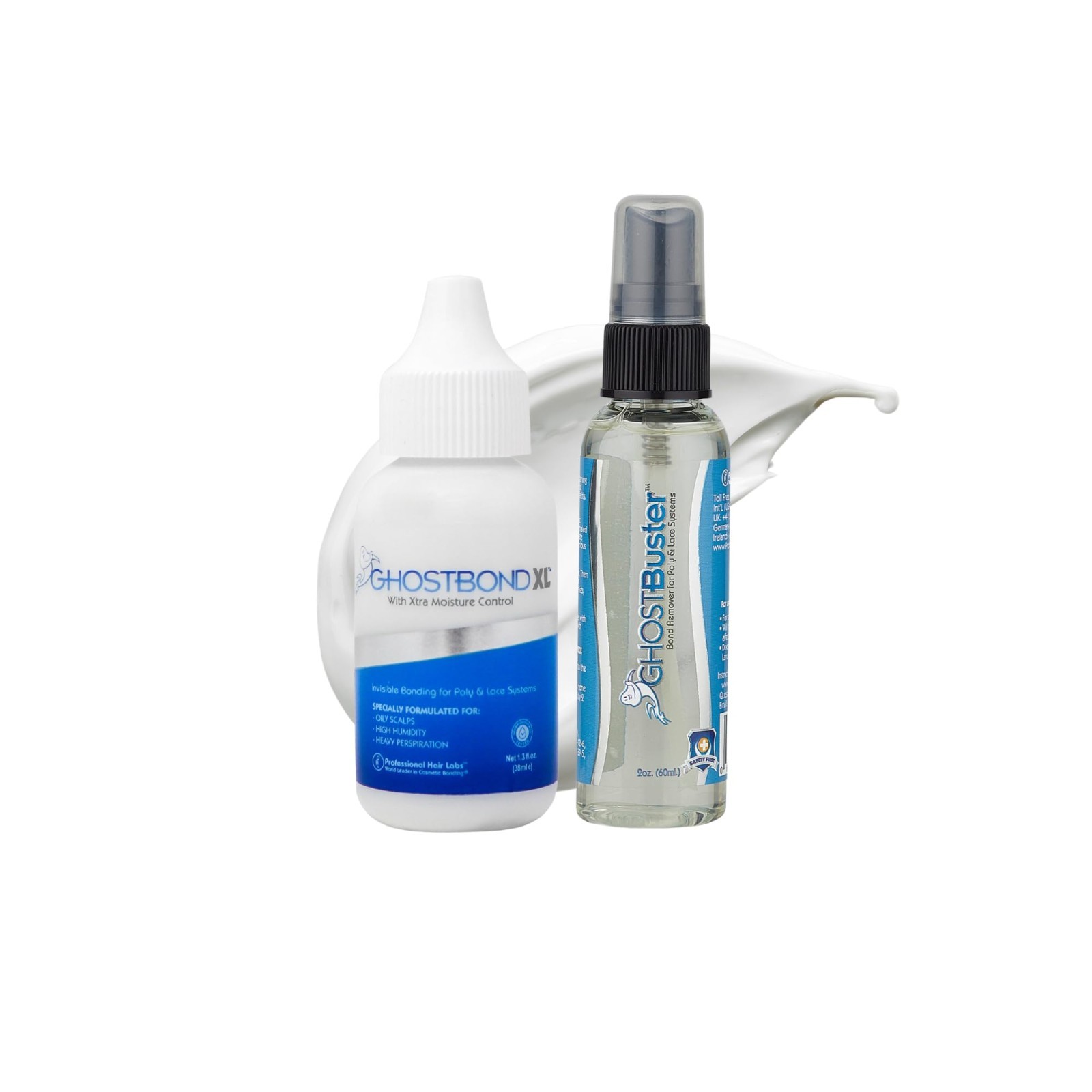 Waterproof Wig Glue & Quick-Acting Adhesive Remover for Lace Wigs, Toupees, Hair