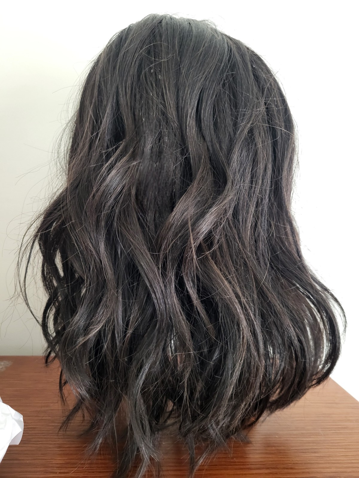 WAVY DAY WIG Raquel Welch RL2/4 Off Black Lace Front Mono Top Memory Cap