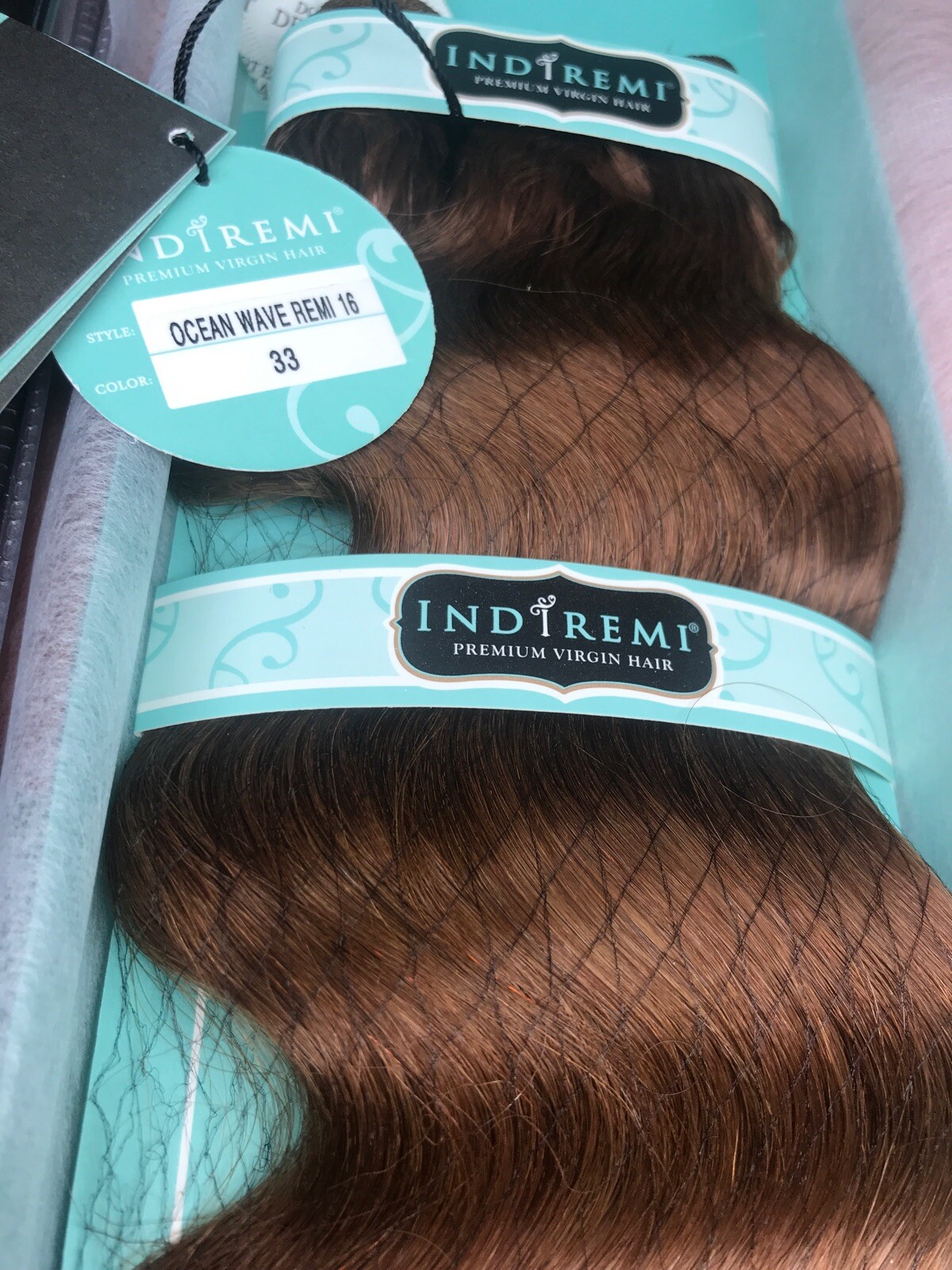 IndiRemi® Virgin Remi Hair Weave_OCEAN_WAVE_WEAVING_16”_#33