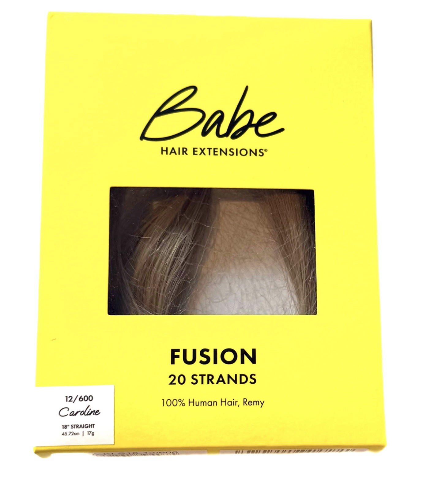 Babe Fusion K Tip Extensions Caroline 12/600 Blonde Highlight 18 Inch Straight