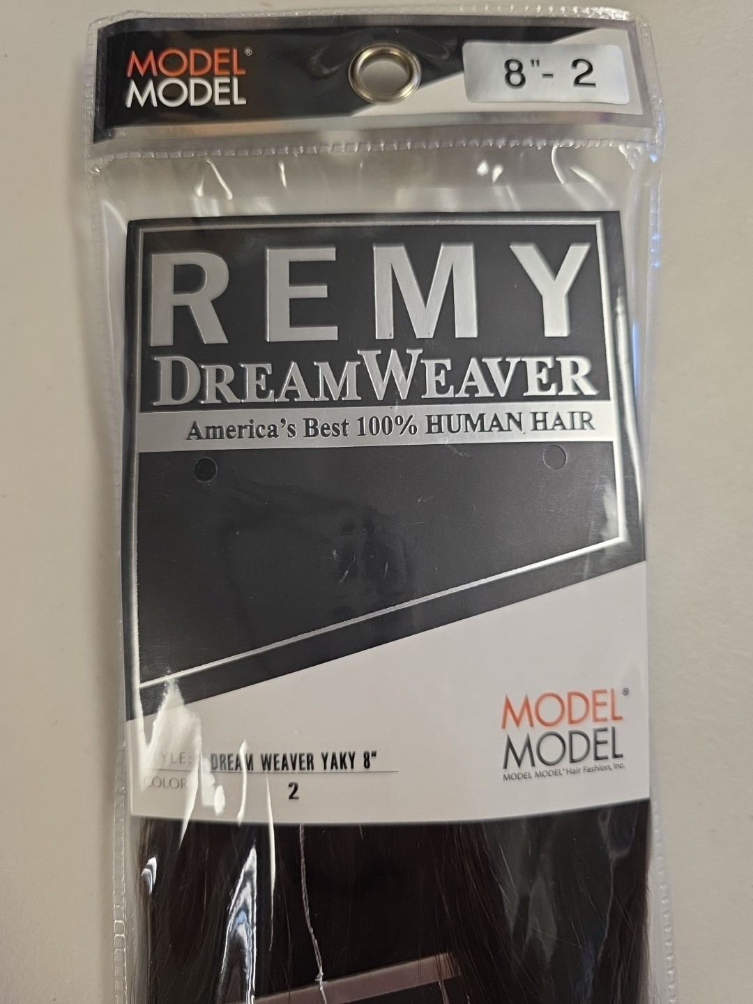 Model Model Remy DreamWeaver Yaky 8″ 100% Human Hair Color: 2 – New