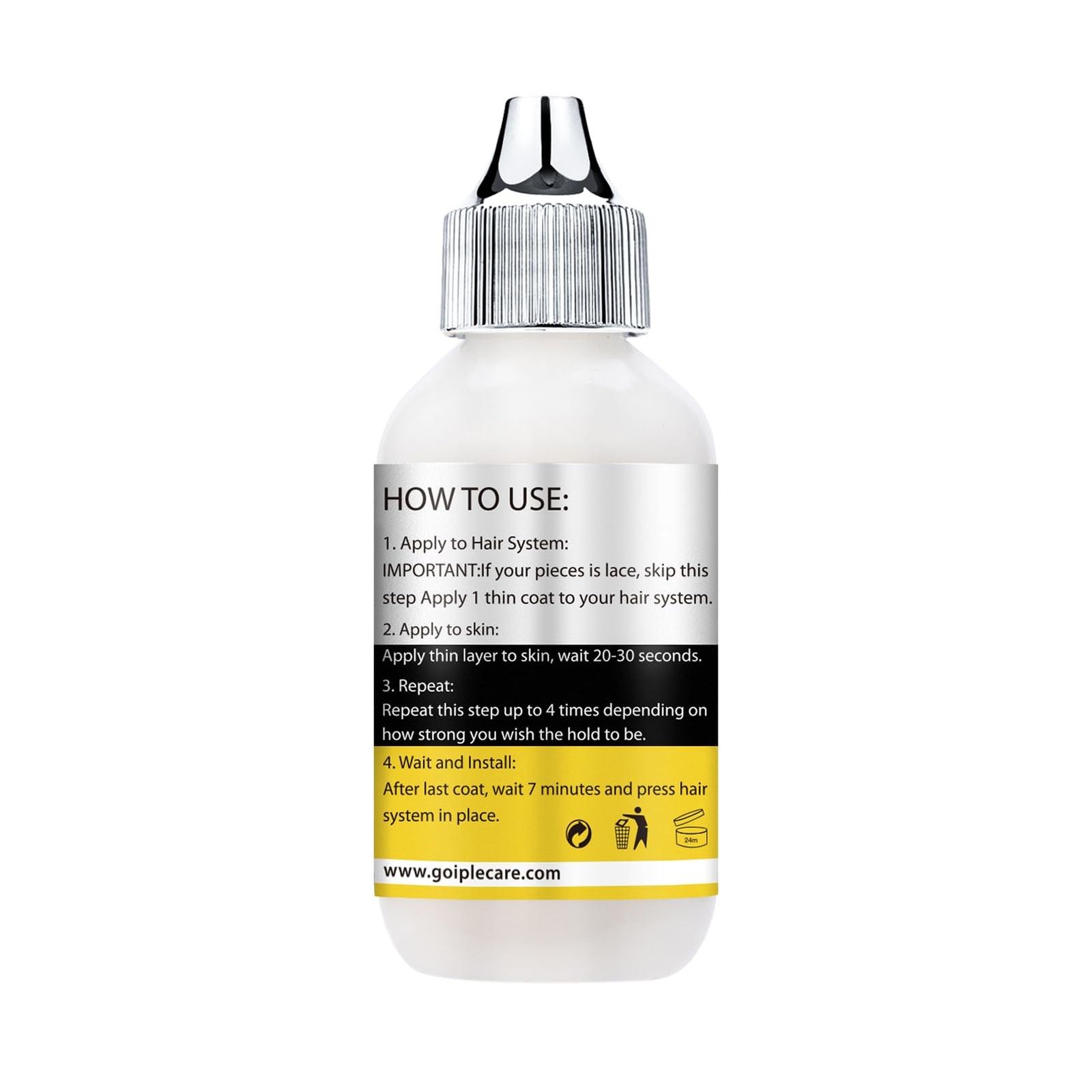 Goiple Waterproof Wig Glue – 2OZ (60ML) Fast Dry Lace Front Adhesive for Hair…
