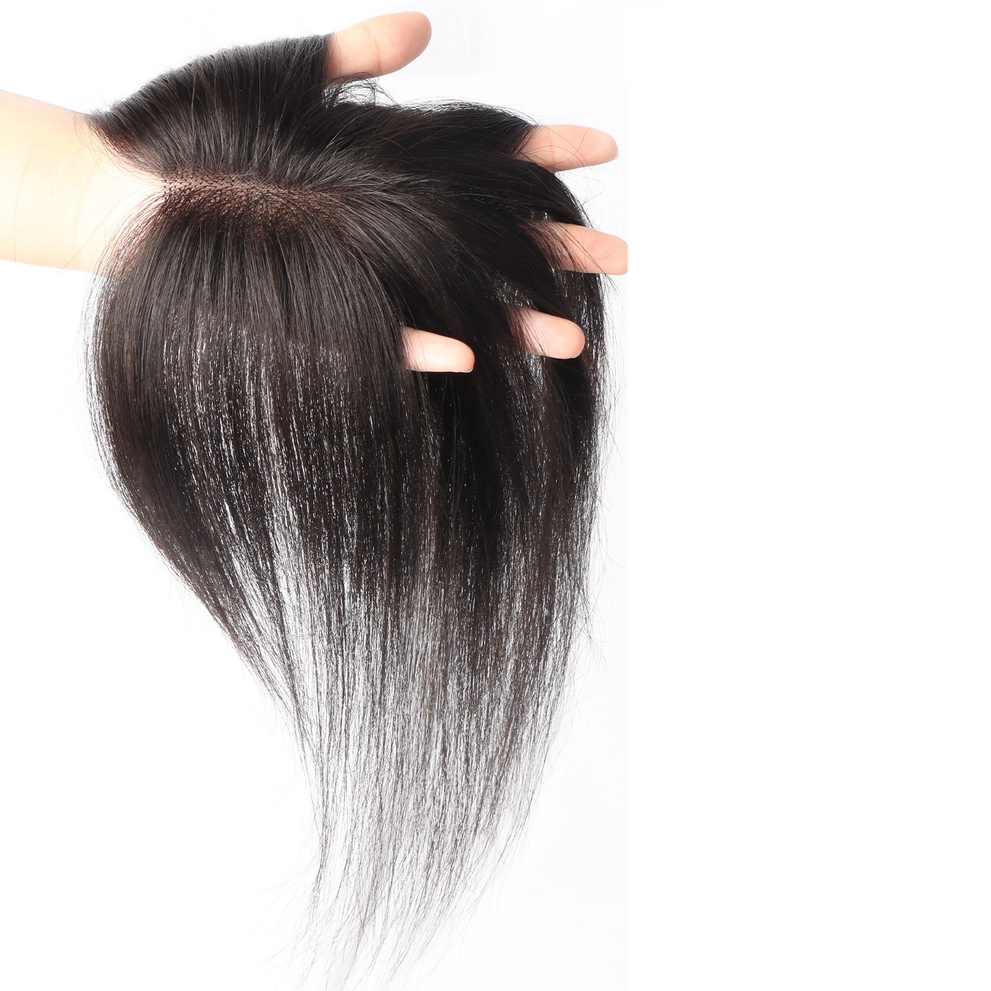 Clip In Human Hair Straight Bangs Toppers -For Women ‘s Thin Hair Replacement