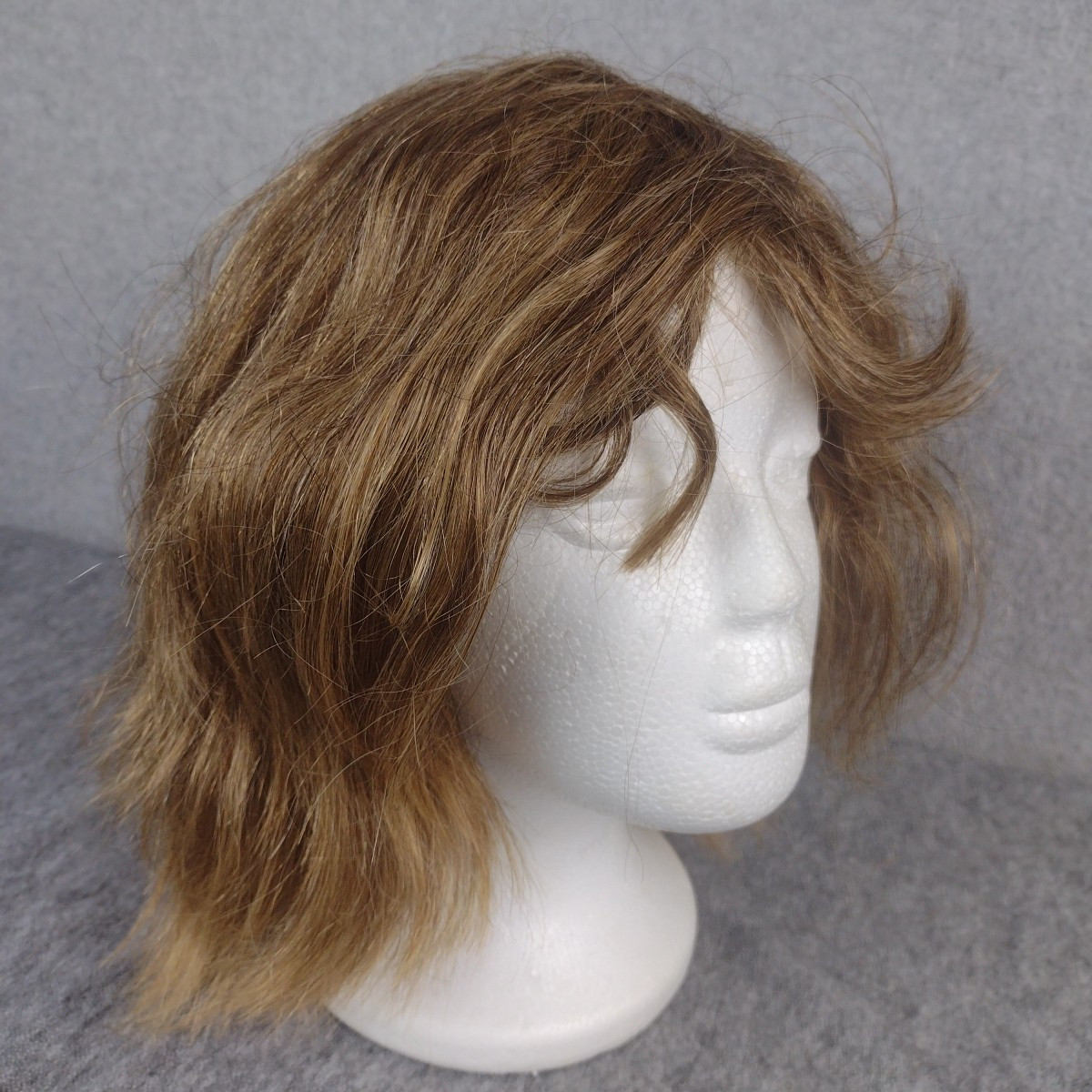 Woman’s Blonde Wig Georgie Human Hair Blend Wig Auburn Wavy GIA # 500