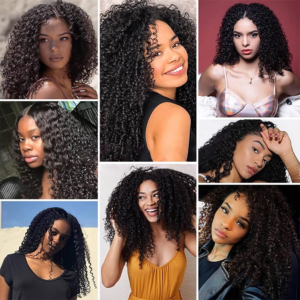 Bundles Human Hair Deep Wave 28 30 32 Inch Deep Wave Bundle #1B Natural Black…