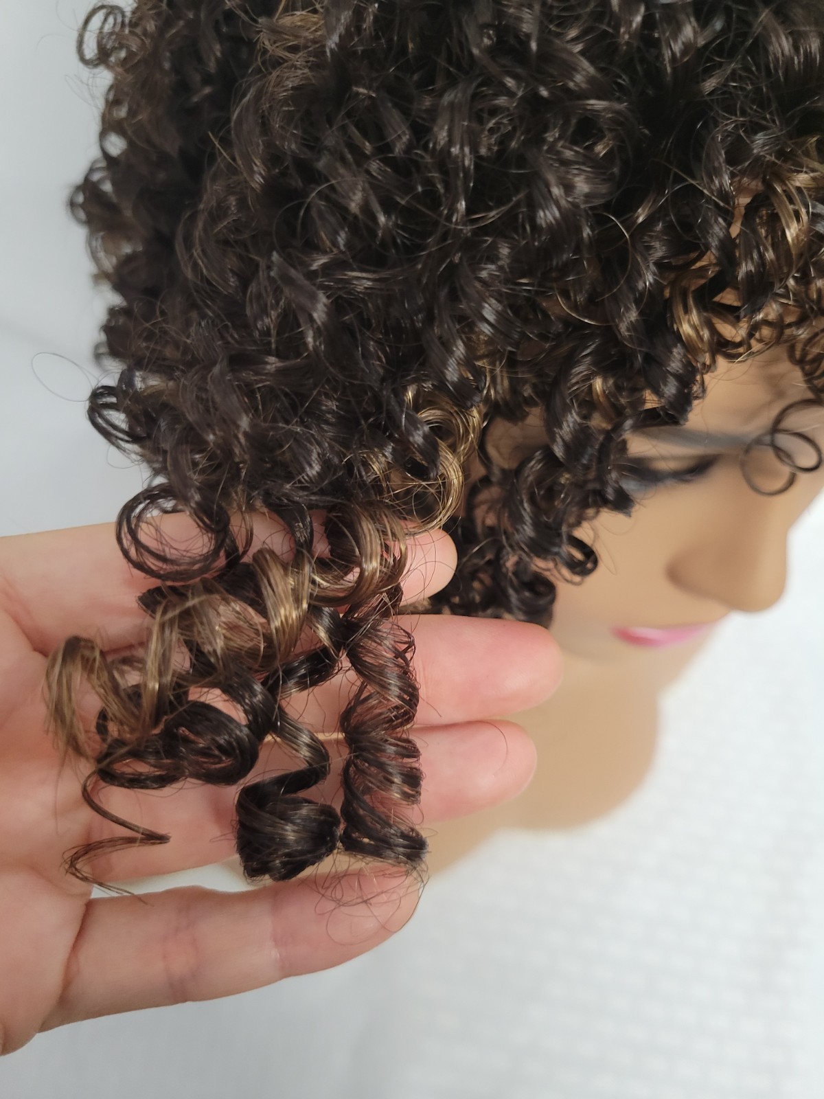 SEXY KINKY CURLY AFRO WIG FOR BLACK WOMEN DARK BROWN COOPER DAILY PREMIUM SEPIA