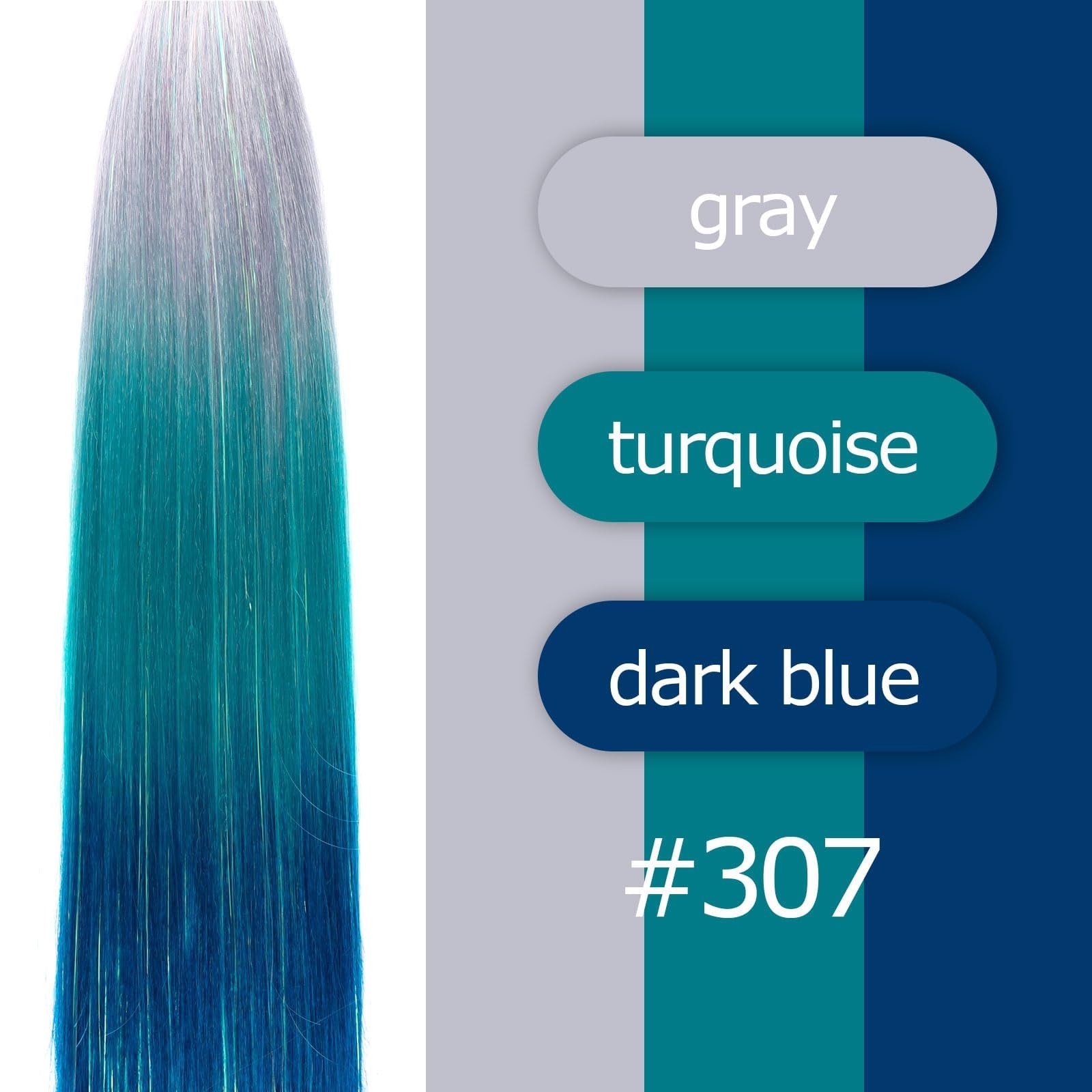Ponytail Extension With Hair Tie 26 inch Colored Hair Extensions for Braiding…