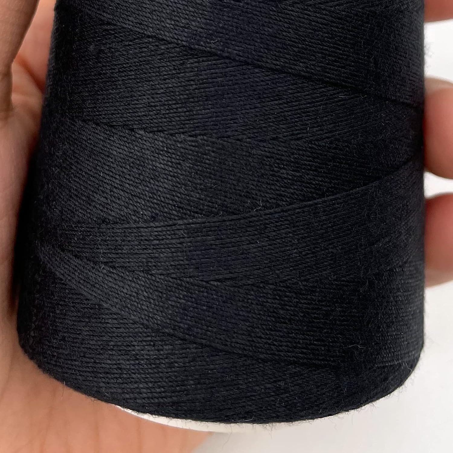 Thick Polyester Thread for Wig Making & Hair Extension Sewing, Black, 3 Pcs Curv