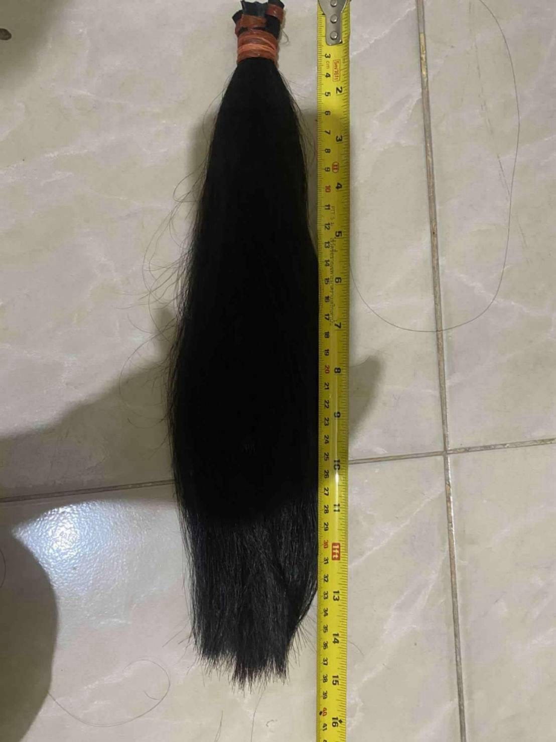 1436 human hair 16 Inch 0.17 Ib, 80 Gr