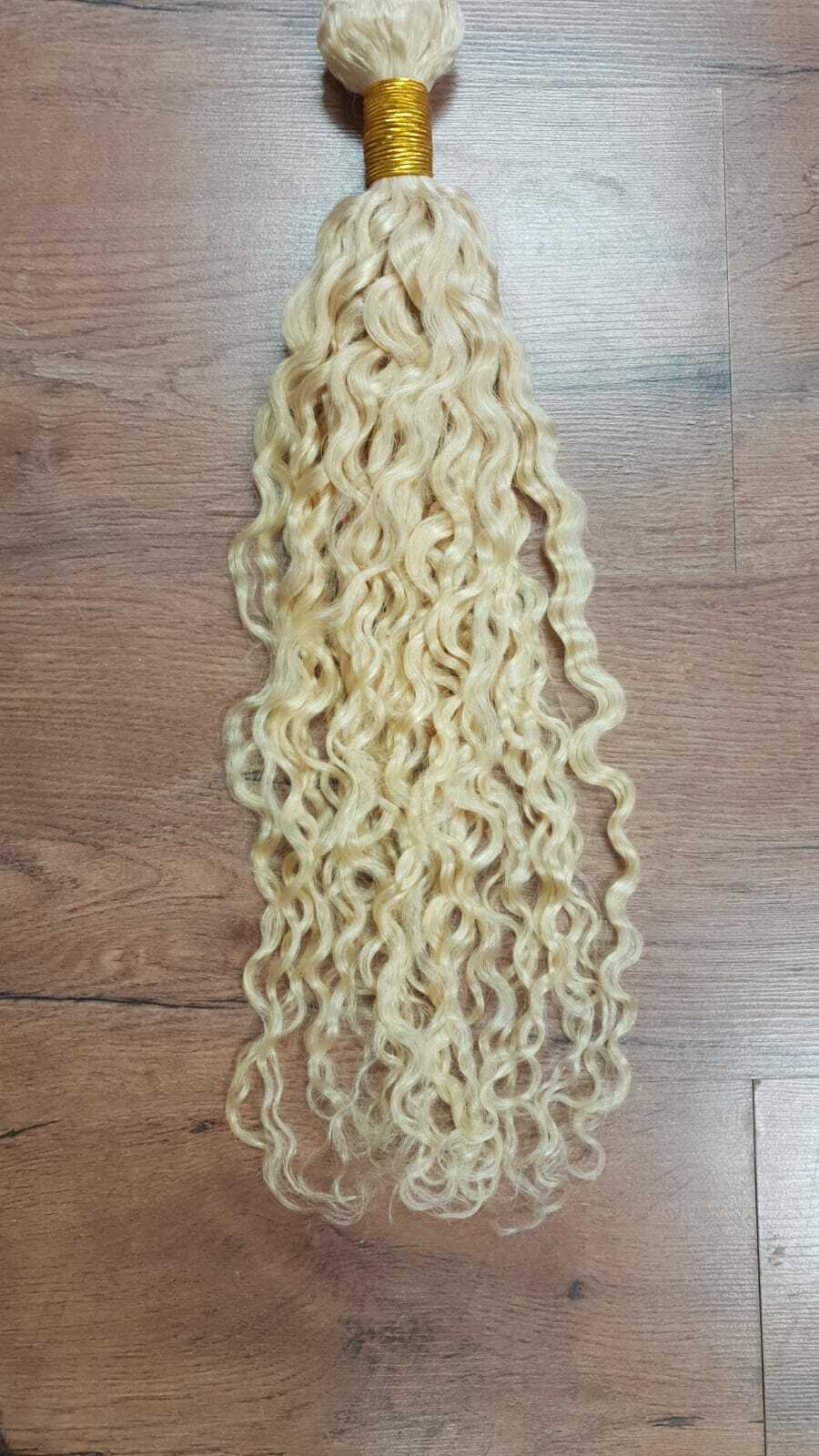 12A 100% BLONDE 613# PERUVIAN VIRGIN HUMAN HAIR ALL TEXTURE 10 TO 32INCH 100g(1)