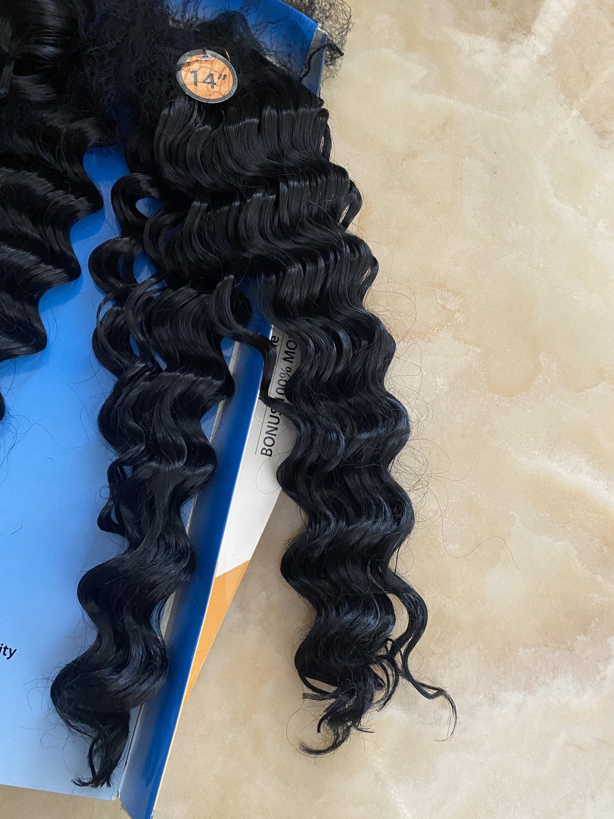 HAIRTREND SYNTETHIC ALL IN ONE DEEP CURLY HAIR 10 12 14 16 & “12 CLOSURE 1B/30