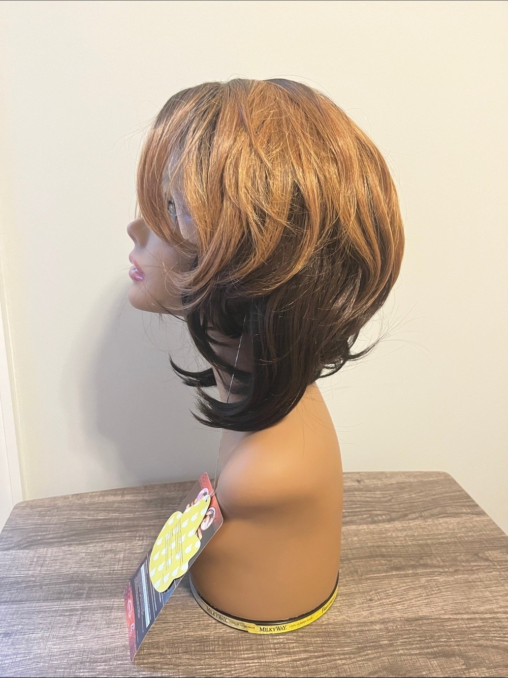 Vanessa Tops VC Lydian C-Side Lace Part Wig Synthetic Short Layered Wig
