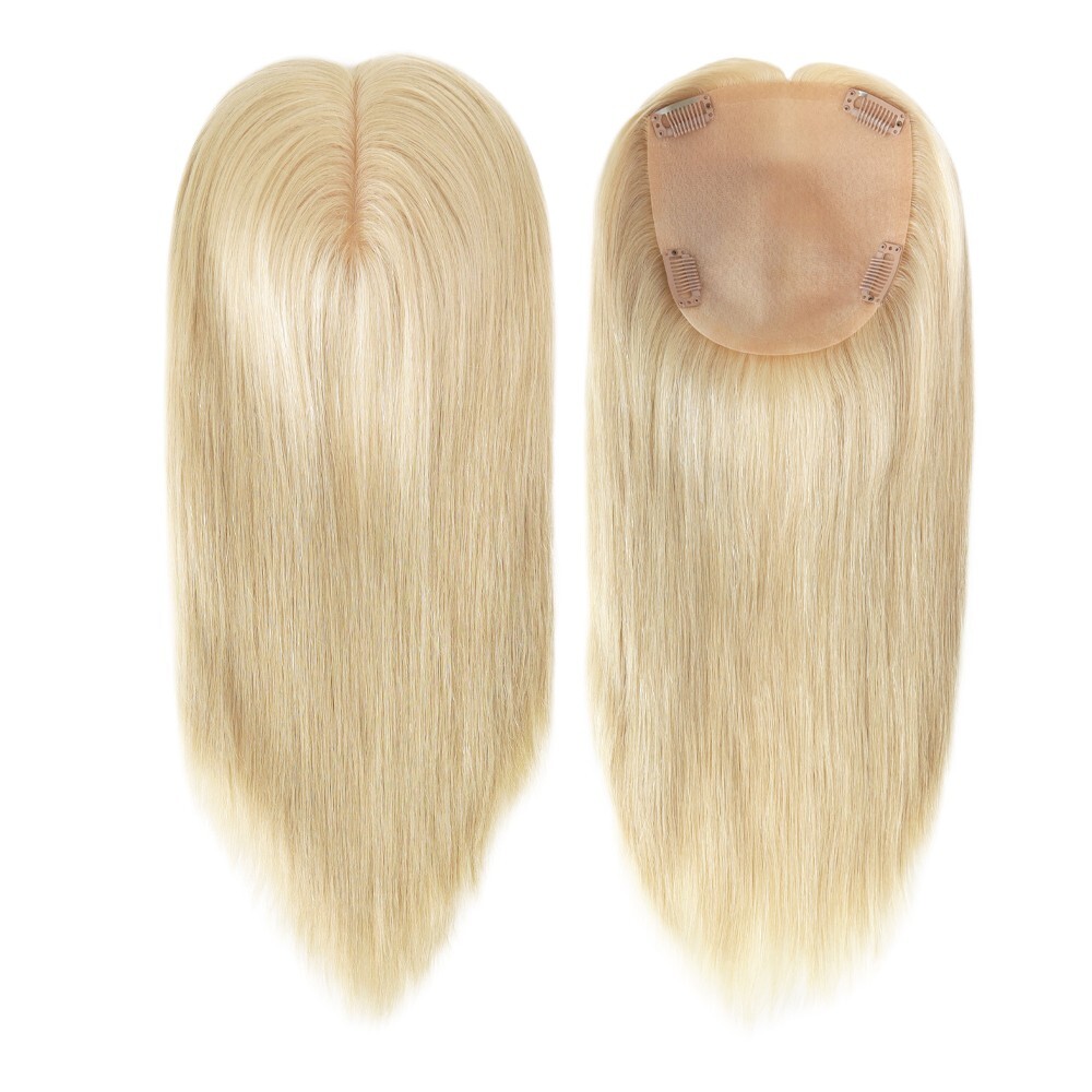 天然女式 Topper 中国 Remy 头发替换 Toupe Systems Top Piece16 英寸-