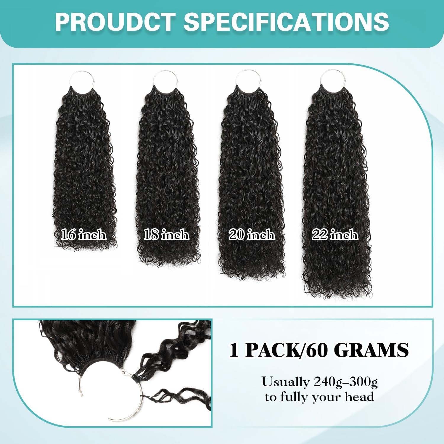 Feather Crochet Human Hair for Black Women Deep Curly 18 Inch PreSeparated 60…