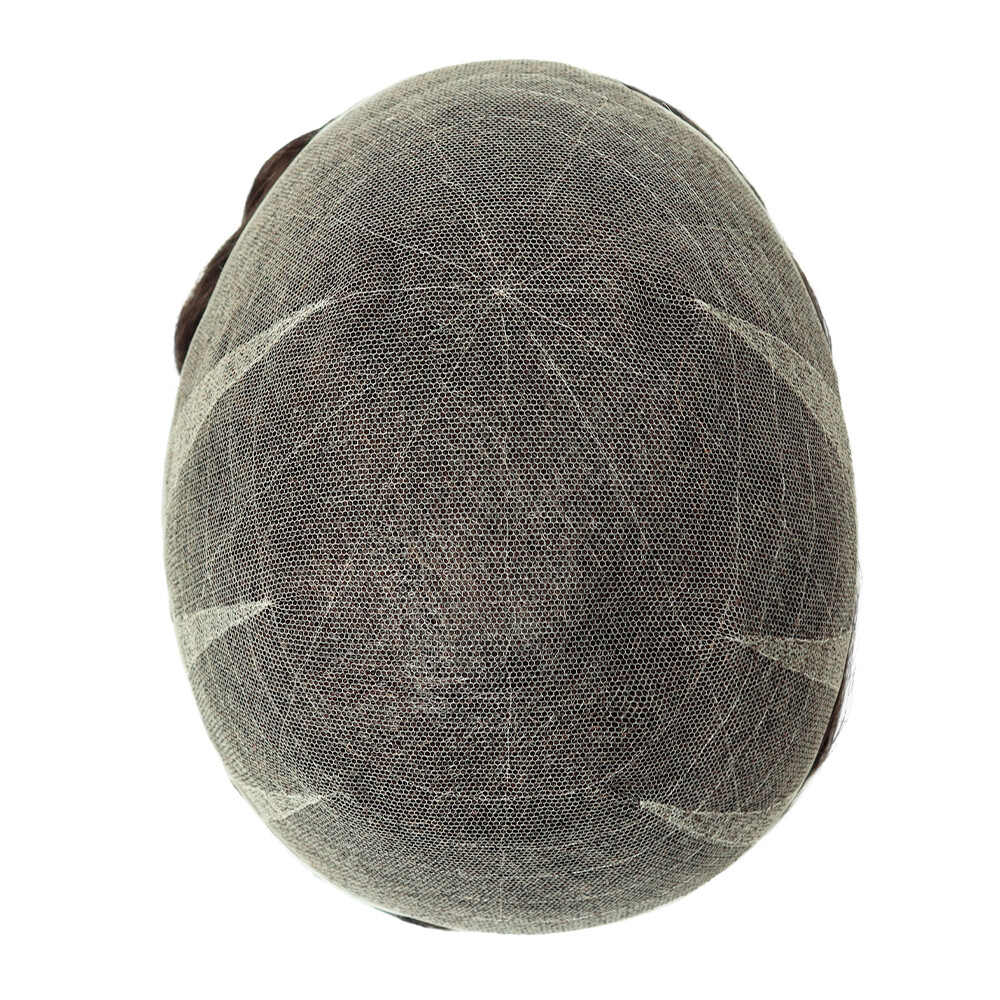 Swiss Lace Toupee For Men Human Hair Replecement System Natural Hairpieces