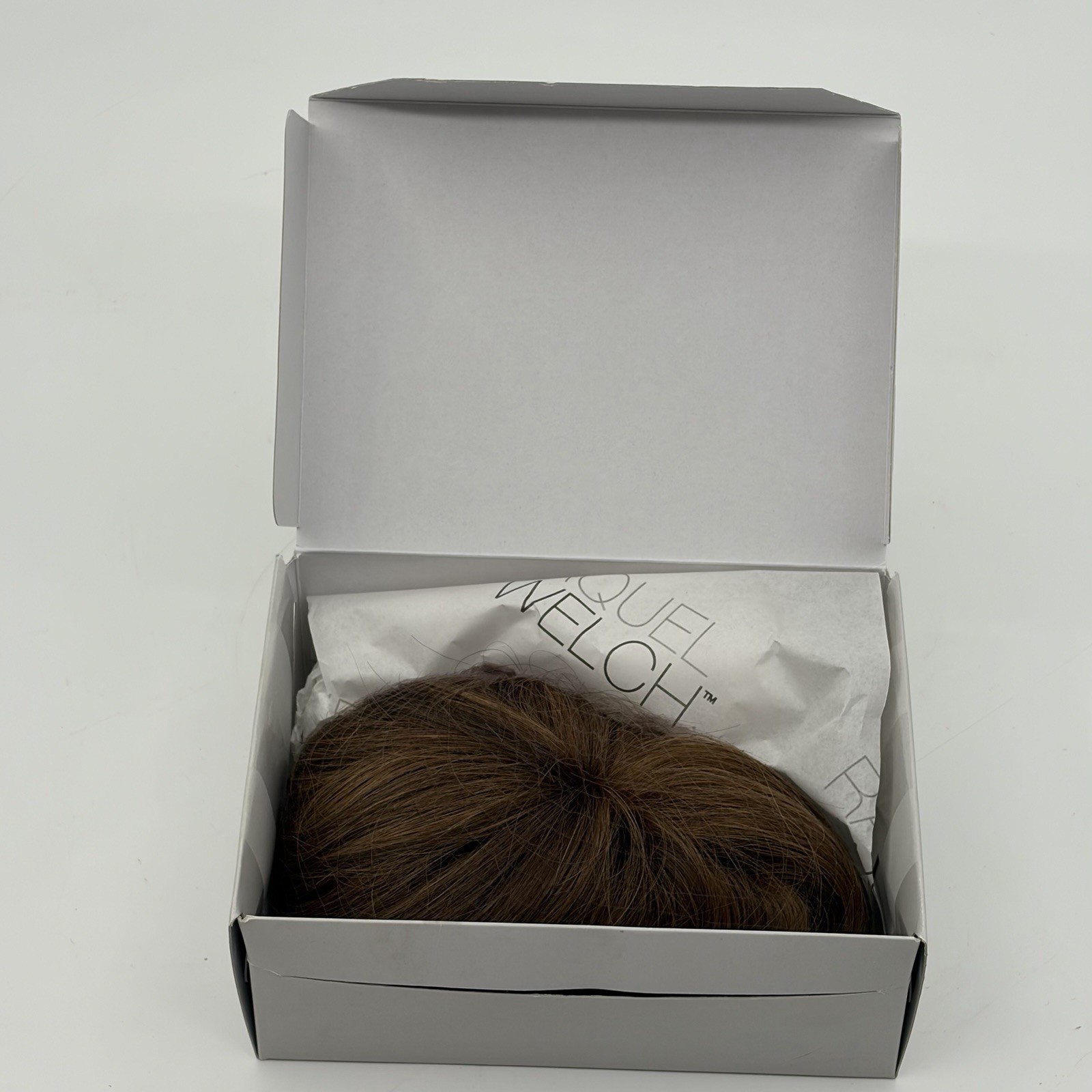 Raquel Welch Sheer Indulgence HH Bang 100% Human Hair R10 Chestnut New -Open Box