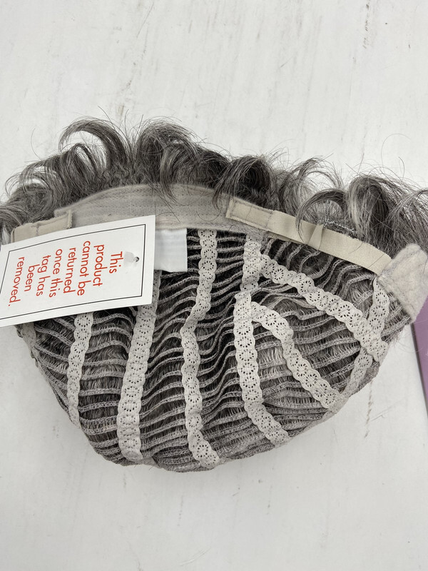PAULA YOUNG GREY AND BLACK PIXIE CUT WAVY SYNTHETIC HAIR WIG