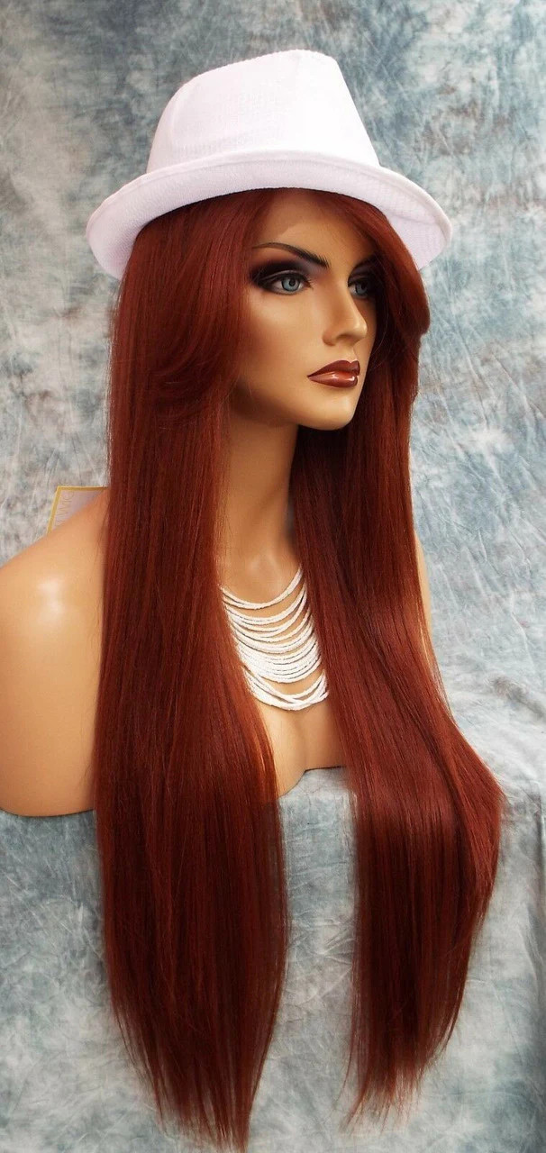 LACE FRONT C PART STRAIGHT WITH SIDE BANG WIG COLOR 130 GORGEOUS SEXY 472
