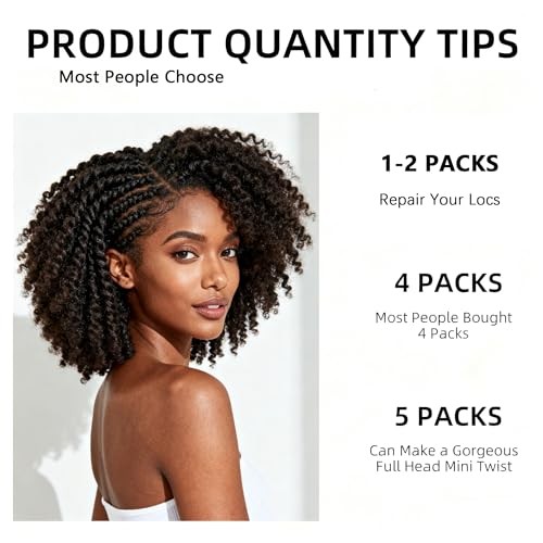 100% Human Hair 4C Afro Kinky Bulk Hair for Braiding | 10 Inch 50g Natural