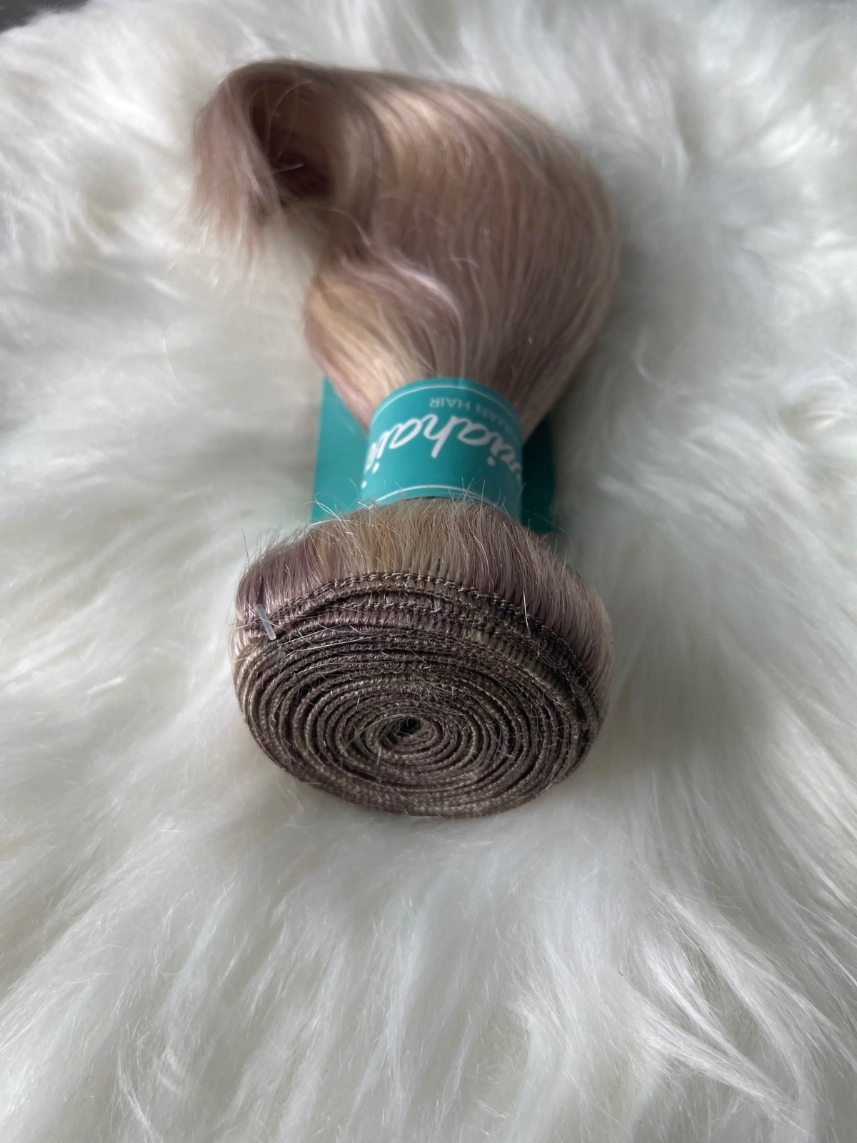 Platinum Ash Blonde 613 Straight 8″ Human Hair 6 Bundles with 13×4 HD Closure