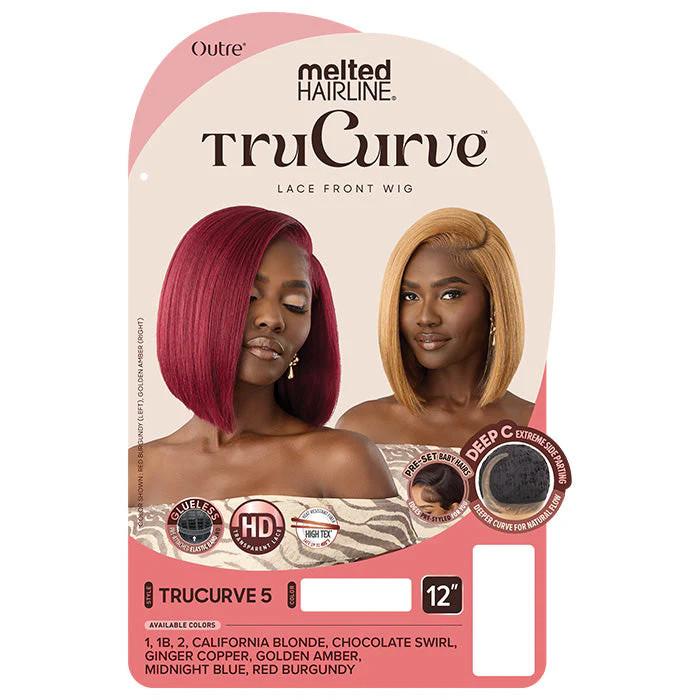 Outre Melted Hairline Trucurve Glueless HD Deep C-Part Lace Wig – TRUCURVE 5