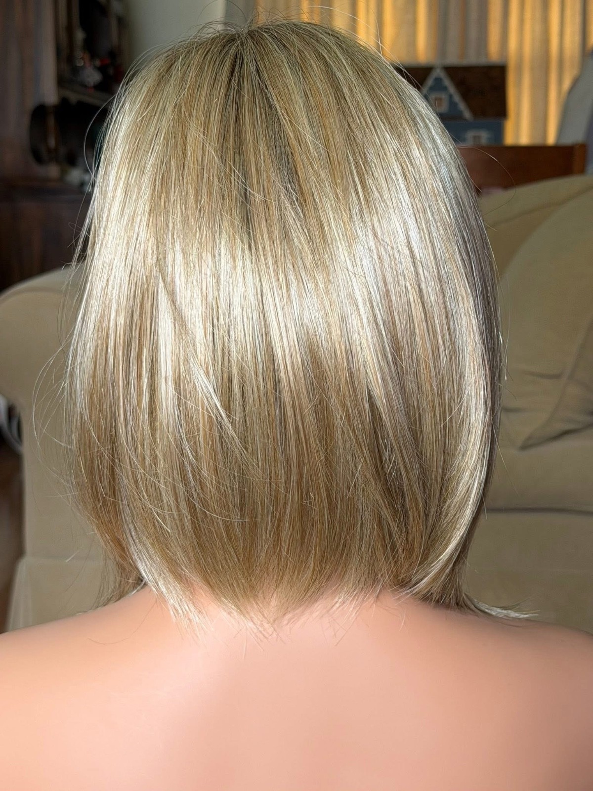 FINDLEY Wig by AMORE Creamy Toffee R Double Mono Top, Lace Front Rene of Paris