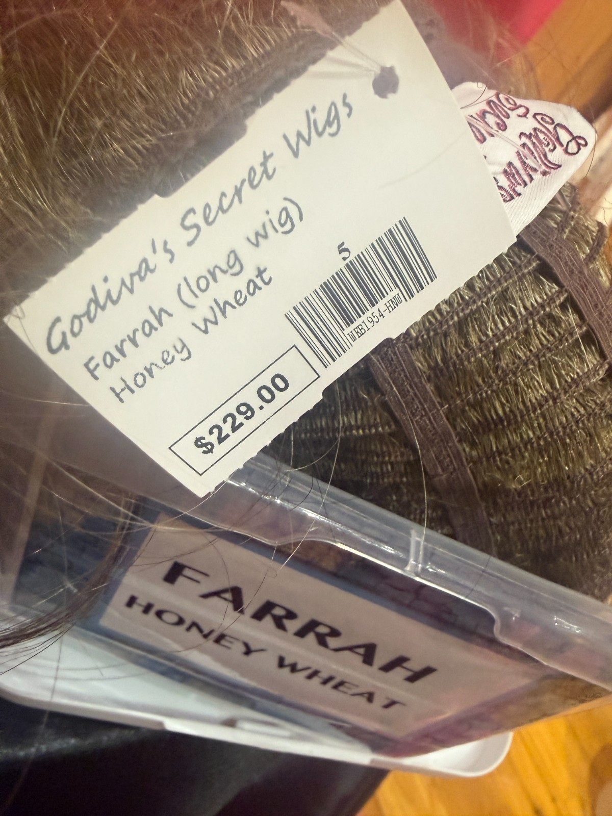 Godiva’s Secret Wigs “Farrah Wig” Honey Wheat TRIMMED SEE PHOTOS