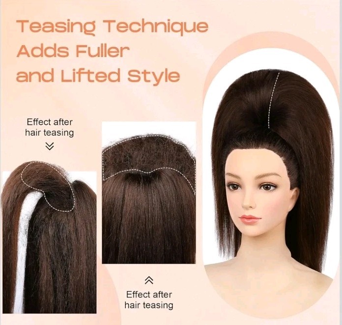 SEIKEA Cheer Ponytail Hair Piece 18″ Straight Blonde Cream Extension