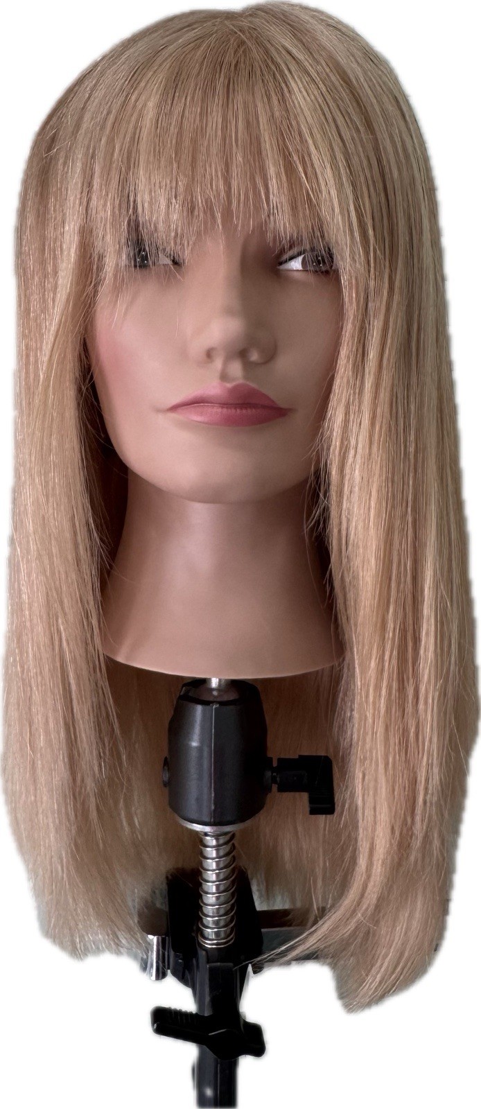 Louis Ferre 100% Human Hair Wig Monofilament Top Mono Long Blonde 18″