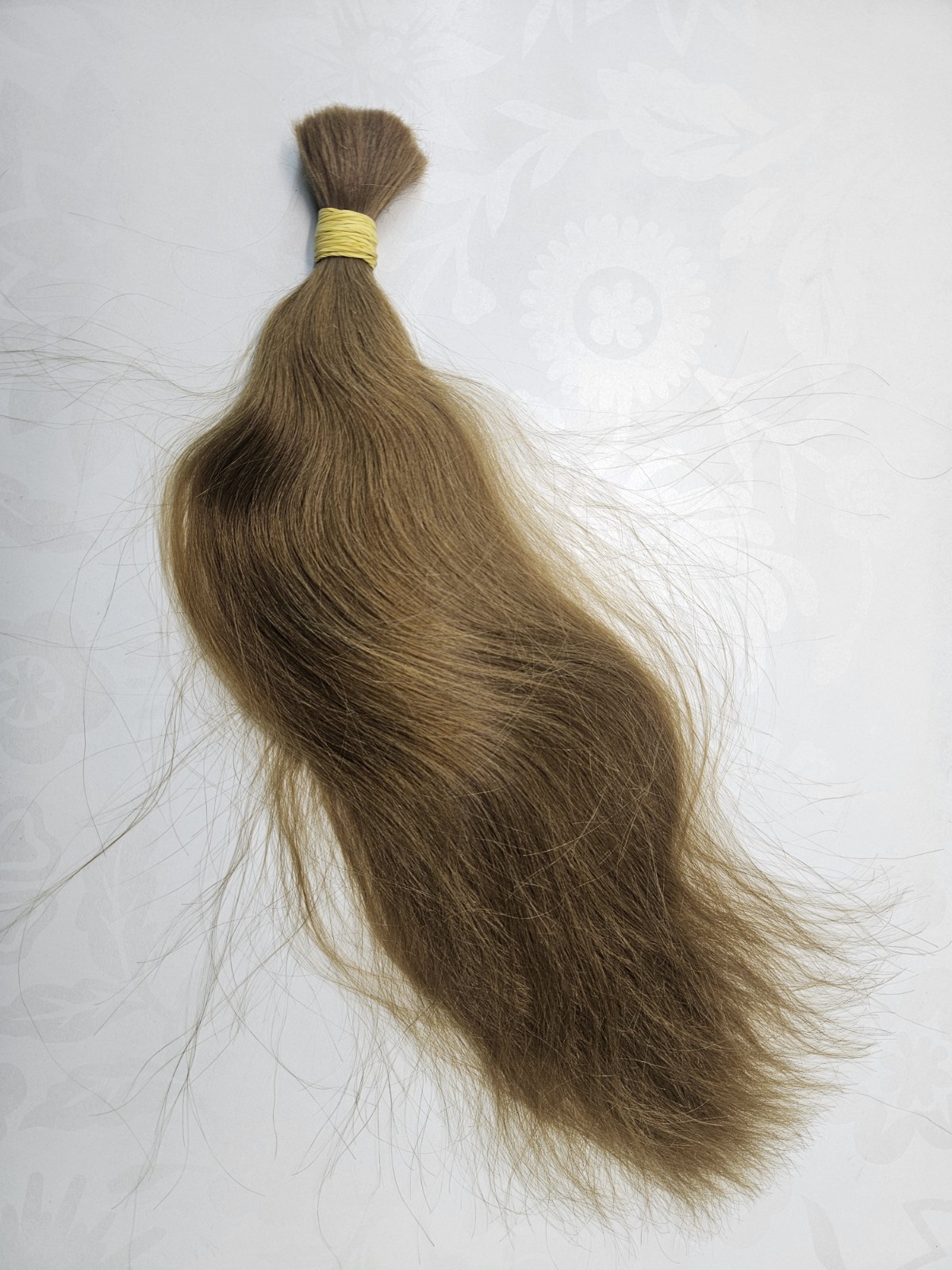 VERY SOFT Natural Ukrainian Slavic Hair Extension Brown 45cm/18″ & 95gr/3,35oz