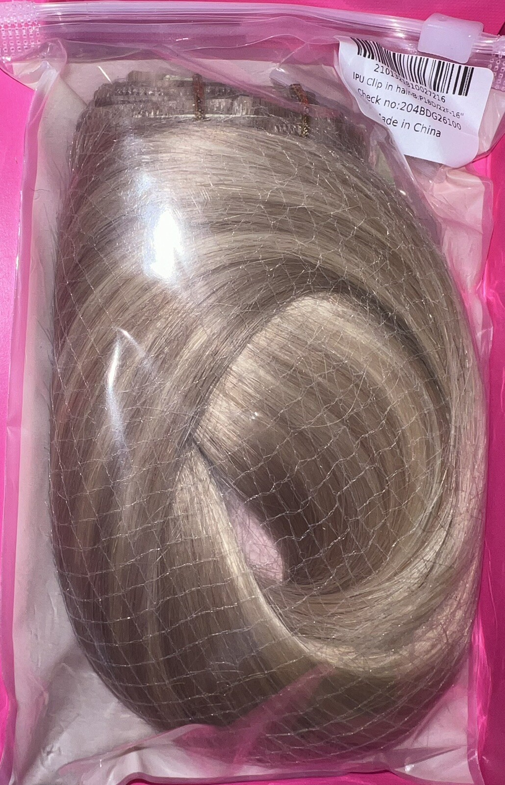 GOO GOO Invisi Edge Clip in Hair Extensions, 16inch 110g 7Pcs, Injected Seamless