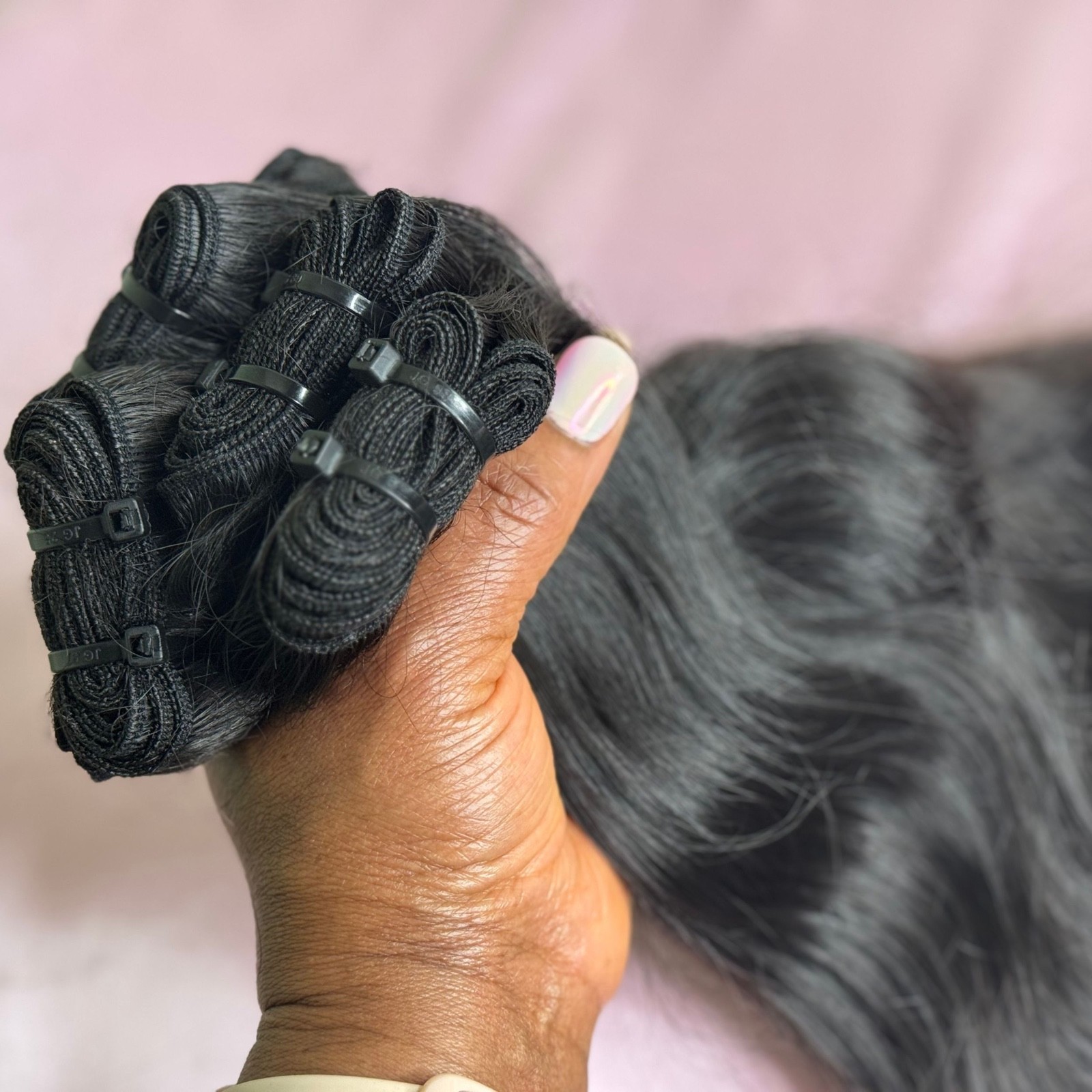 Raw Indian Human Hair Bundles Virgin Unprocessed Weave Extension