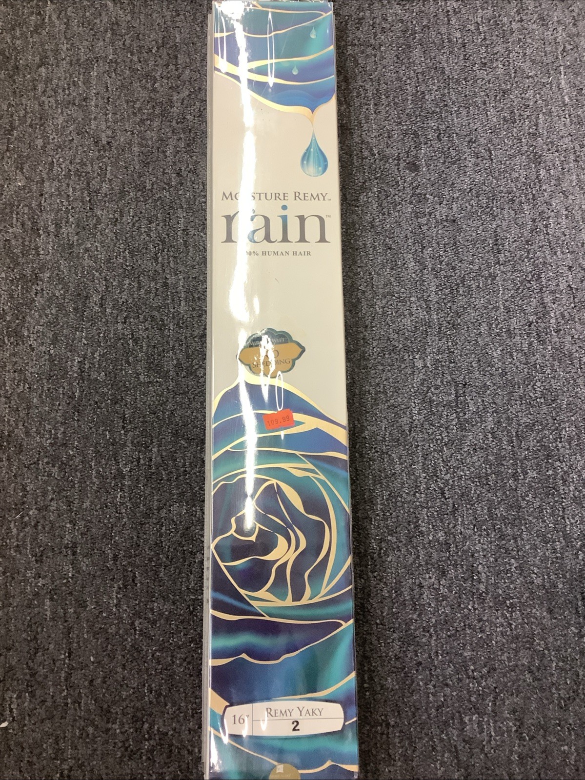 Moisture Remy Rain Yaky_100% Human Hair Weave Extension 16 Inches Color 2